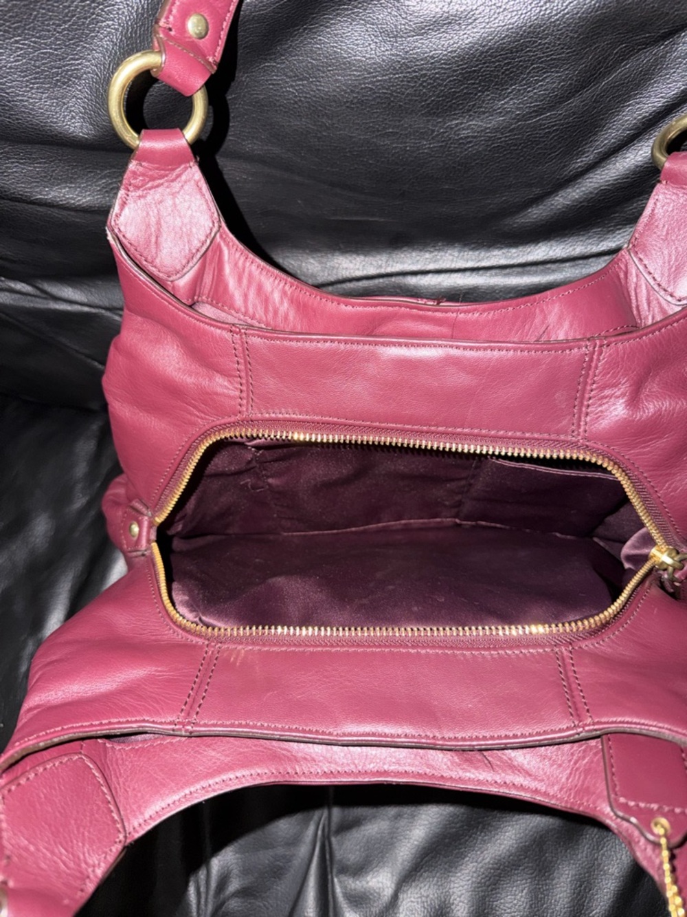 Coach burgundy leather - Picture 11 of 11